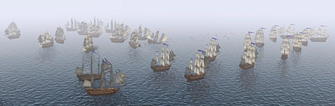 Battle of Trafalgar shot 1